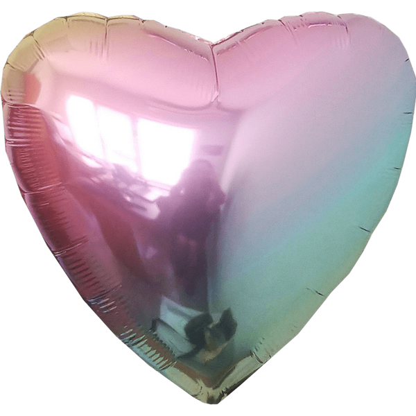 Фольгированное сердце жемчужное 1204-0389 фото