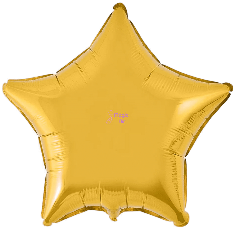 Фольгована зірка - золота 1204-0097 фото