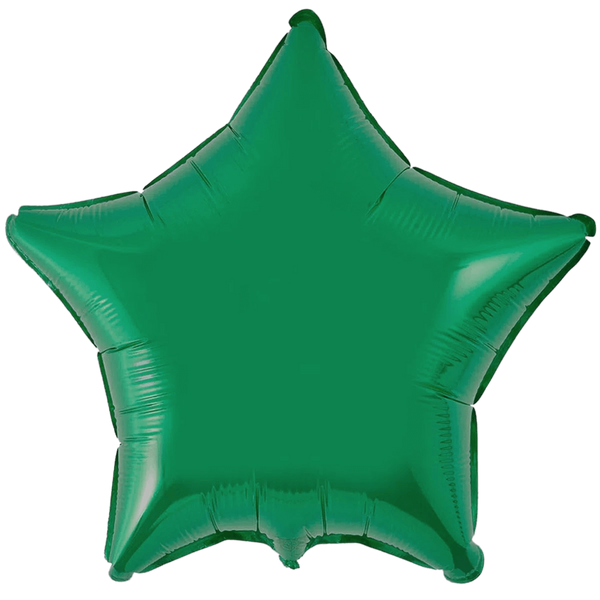 Фольгована зірка - зелена 1204-0098 фото