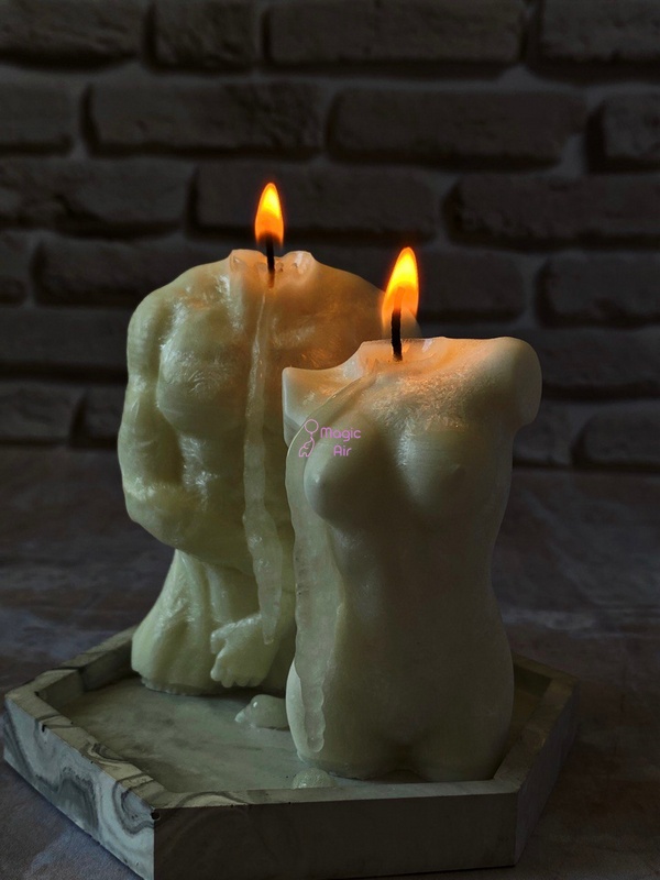 Набір свічок тіло жіноче та чоловіче  8800-0090 фото