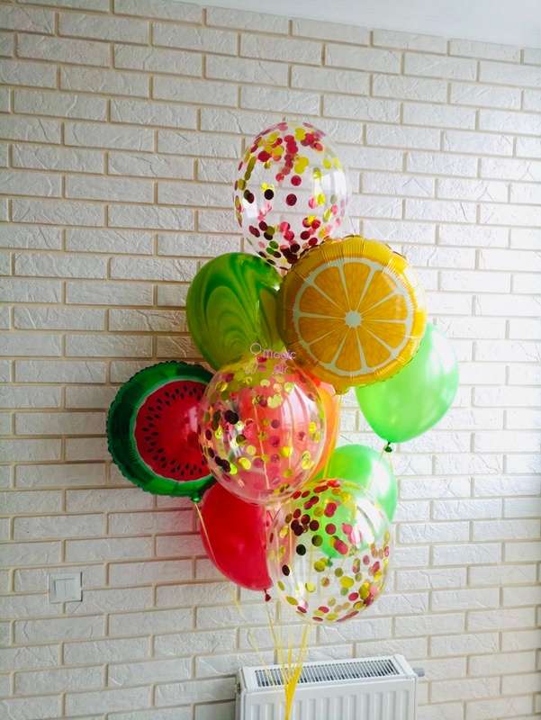 Набір кульок "Juicy Fruit"  buket-0009 фото