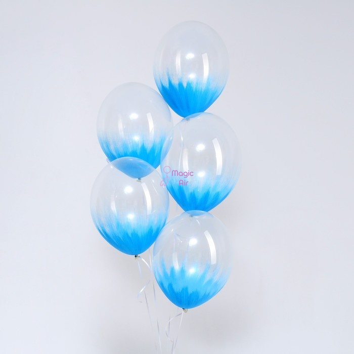 Гелиевый шар Браш голубой 7171-0002 фото