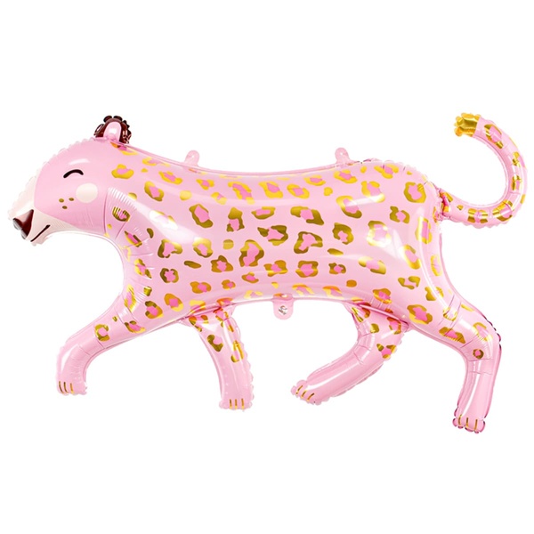 Фольгированный шар Розовый Леопард 3207-3302 фото