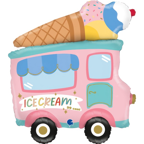 Фольгована кулька "Фургон з морозивом" - Ice Cream 3207-3655 фото