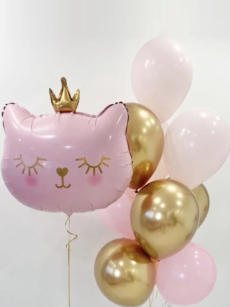 Набір кульок "Кішечка з короною" 7700-0001 фото