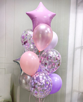 Сет гелієвих кульок "Pink Violet Dream"