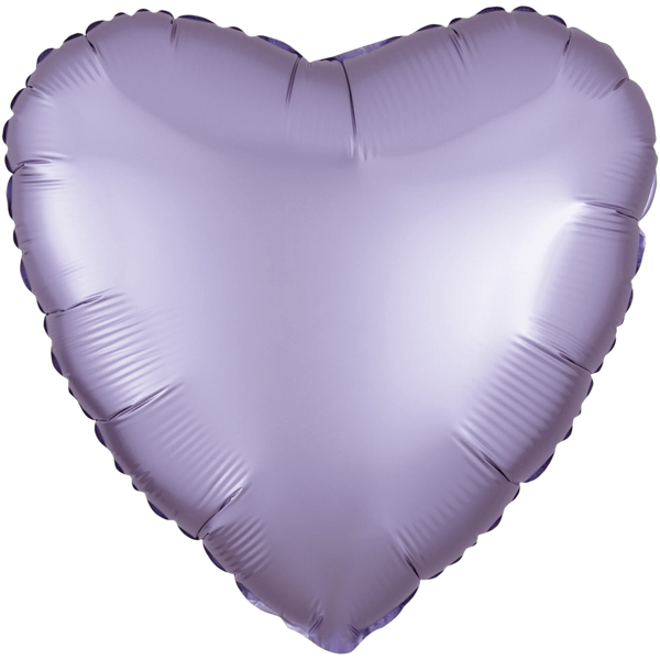 Фольговане серце лілове 1204-0954 фото