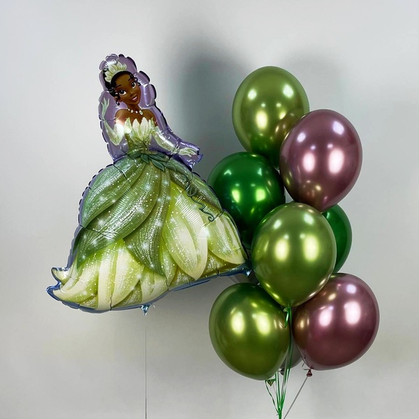 Набір гелієвих кульок "Принцеса Тіана" buket - 0178 фото