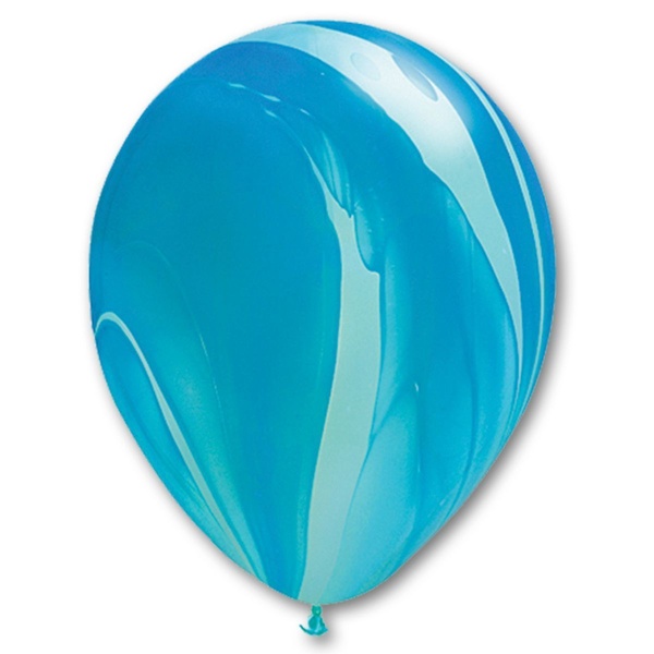 Гелиевый шар Агат голубой 1108-0341 фото