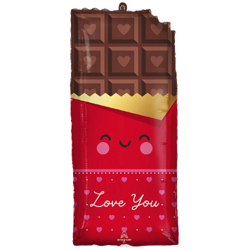 Фольгированный шар Шоколадка Love You