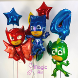 Набір гелієвих кульок PJ Masks - герої в масках