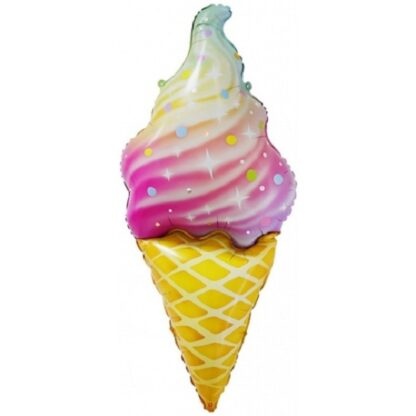 Фольгированная фигура Рожок мороженое 1266-4201 фото