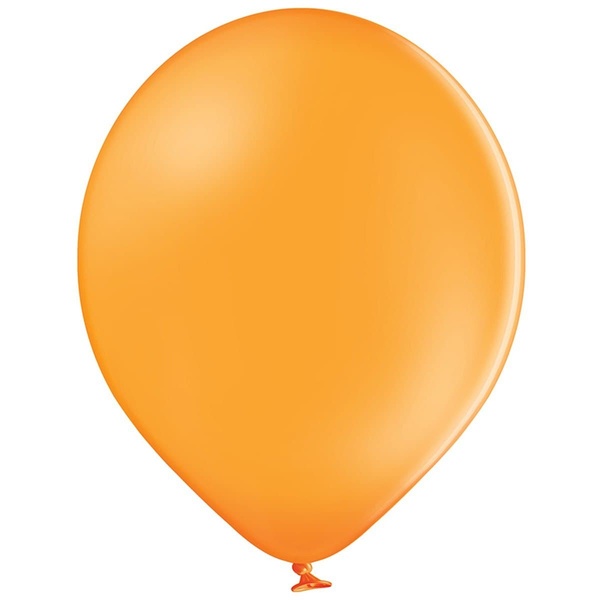 Шар с гелием оранжевый - пастель - 12д(30см) В105-007 фото