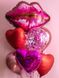 Набор шаров "Сладкие Губы с сердечками" buket - 0054 фото 3