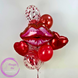 Набор шаров "Сладкие Губы с сердечками" buket - 0054 фото 2
