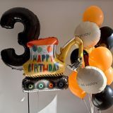 Набір кульок "Екскаватор Happy Birthday"