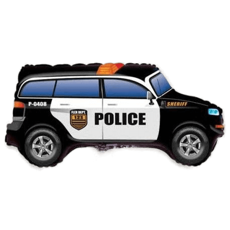 Фольгована фігура Поліцейський джип 3207-1353 фото