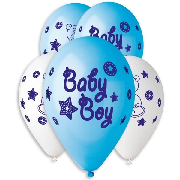Гелиевый шар 12" на выписку - Baby Boy 1103-3131 фото