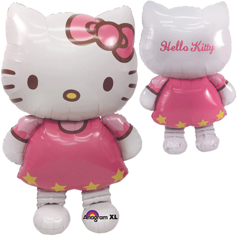 Фольгированный ходячий шар Hello Kitty 1255-3400 фото