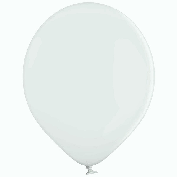 Кулька з гелієм білий - пастель - 12д(30см) В105-002 фото