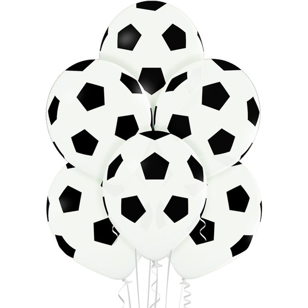 Гелиевый шар 12" с рисунком - "Футбольный мяч" 1103-2052 фото